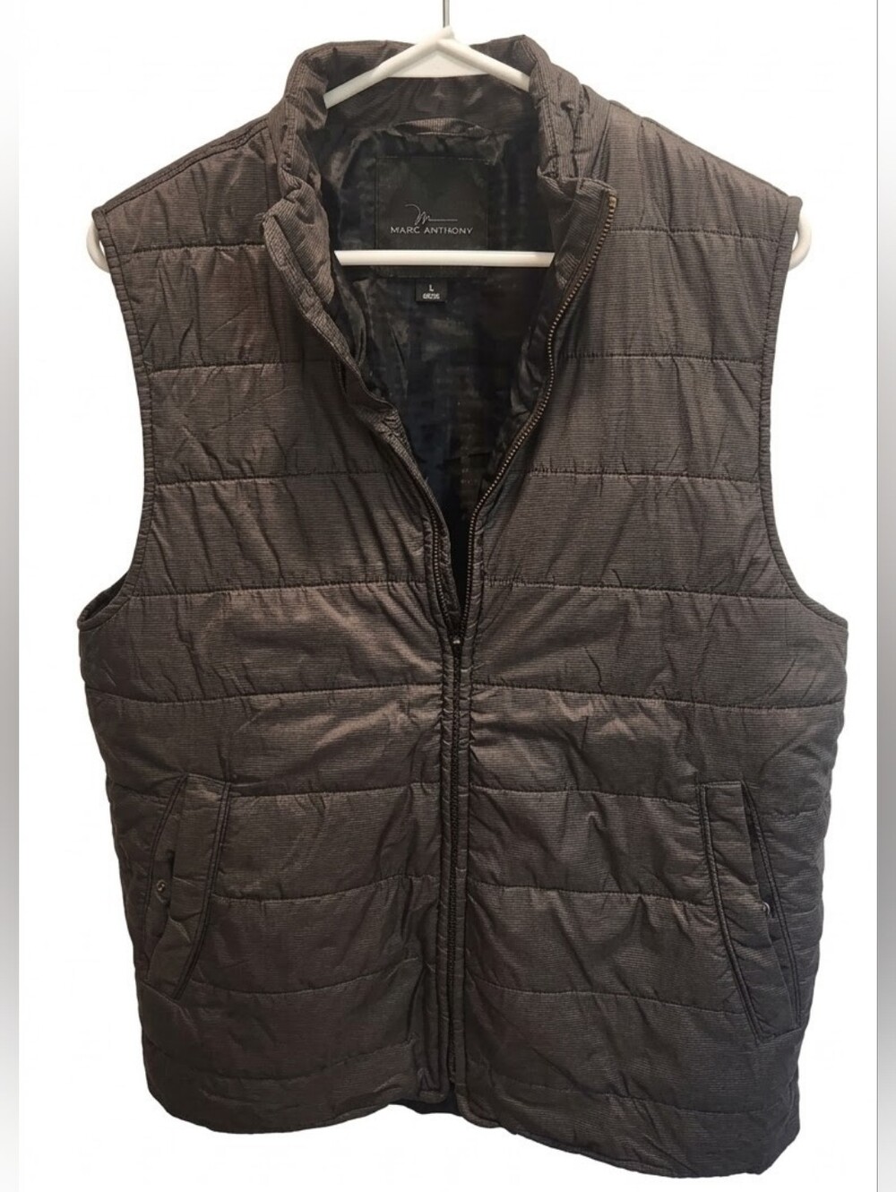 Marc Anthony Men's Quilted Full Zip Puffer Vest, Size S
